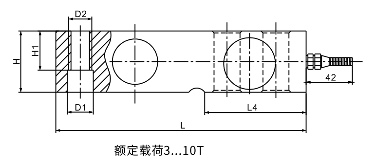 EHC悬臂梁3到10T尺寸图.jpg